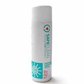 Safeclean Anti-Bacterial Sanitiser Spray 500ml Aerosol  Pack of 12